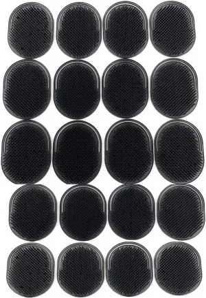 G.B.S Black Pocket Palm Brush for Men’s, Women and Pets Grooming, Black, Pack of 20 Made in U.S.A