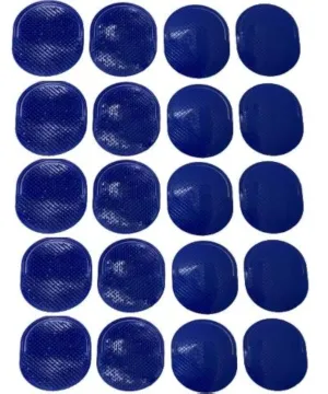 G.B.S Blue Pocket Palm Brush for Men’s, Women and Pets Grooming, Pack of 20 Blue Made in U.S.A
