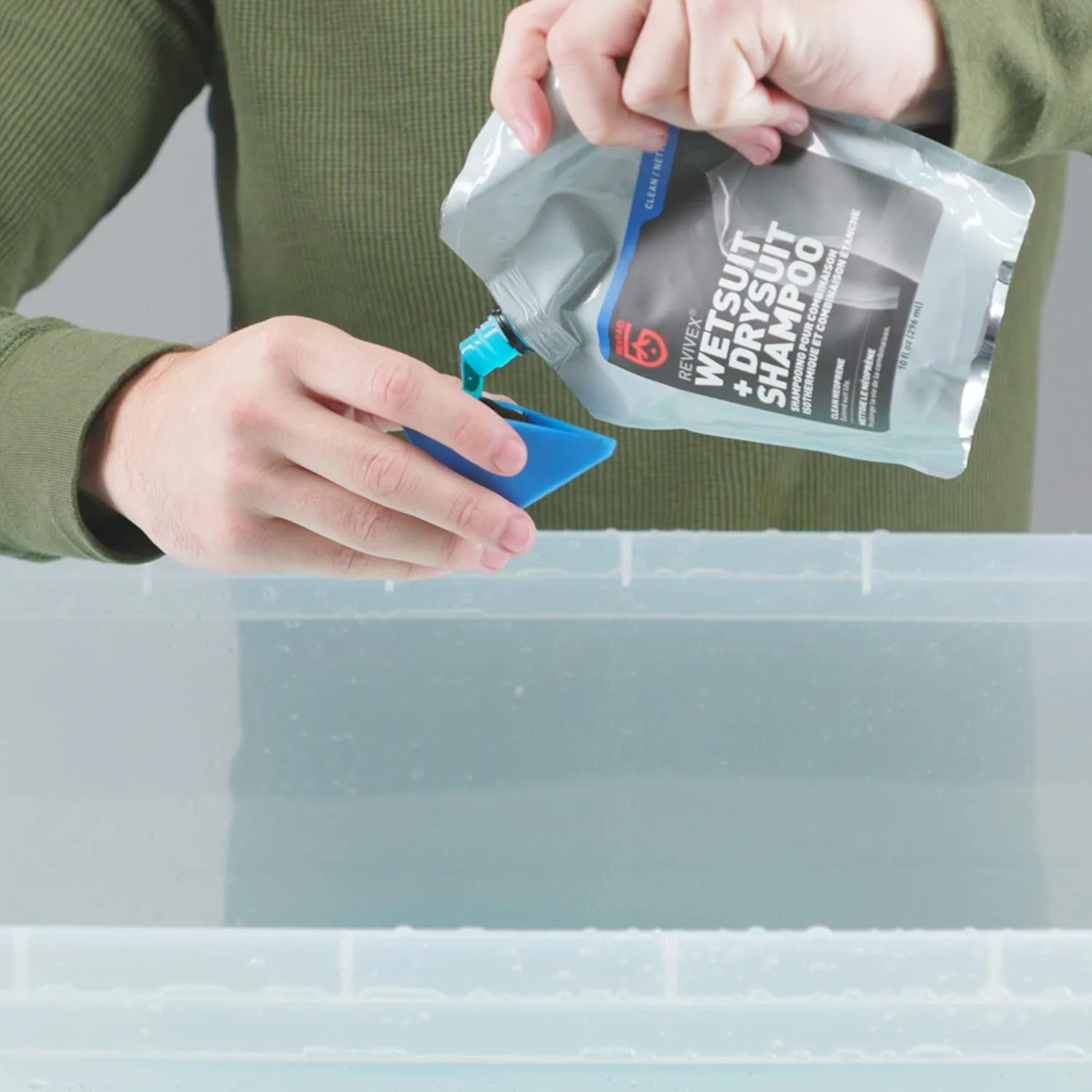 GEAR AID Wetsuit Shampoo and BCD Cleaner for Neoprene and Scuba Equipment, Removes Salt and Residue, BCD Kit