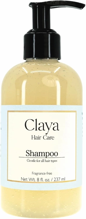 Gentle Shampoo for Sensitive Skin – Aloe Vera, Coconut Cleanser, Sulfate-Free, pH-balanced and Safe for Color-Treated Hair (8 fl oz)