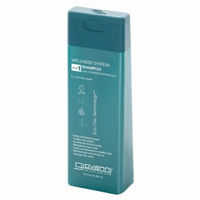 GIOVANNI Wellness System Shampoo, 8.5 oz. Chinese Botanicals & Ginseng Soothes Dry & Itchy Scalp, No Parabens, Color Safe, Lauryl & Laureth Sulfate Free