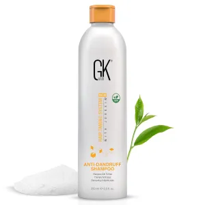 GK HAIR Anti Dandruff Shampoo with 1% Pyrithione Zinc – Flake & Itch Relief, Sulfate-Free Scalp Treatment for Healthy Hair – 8.5 Fl Oz