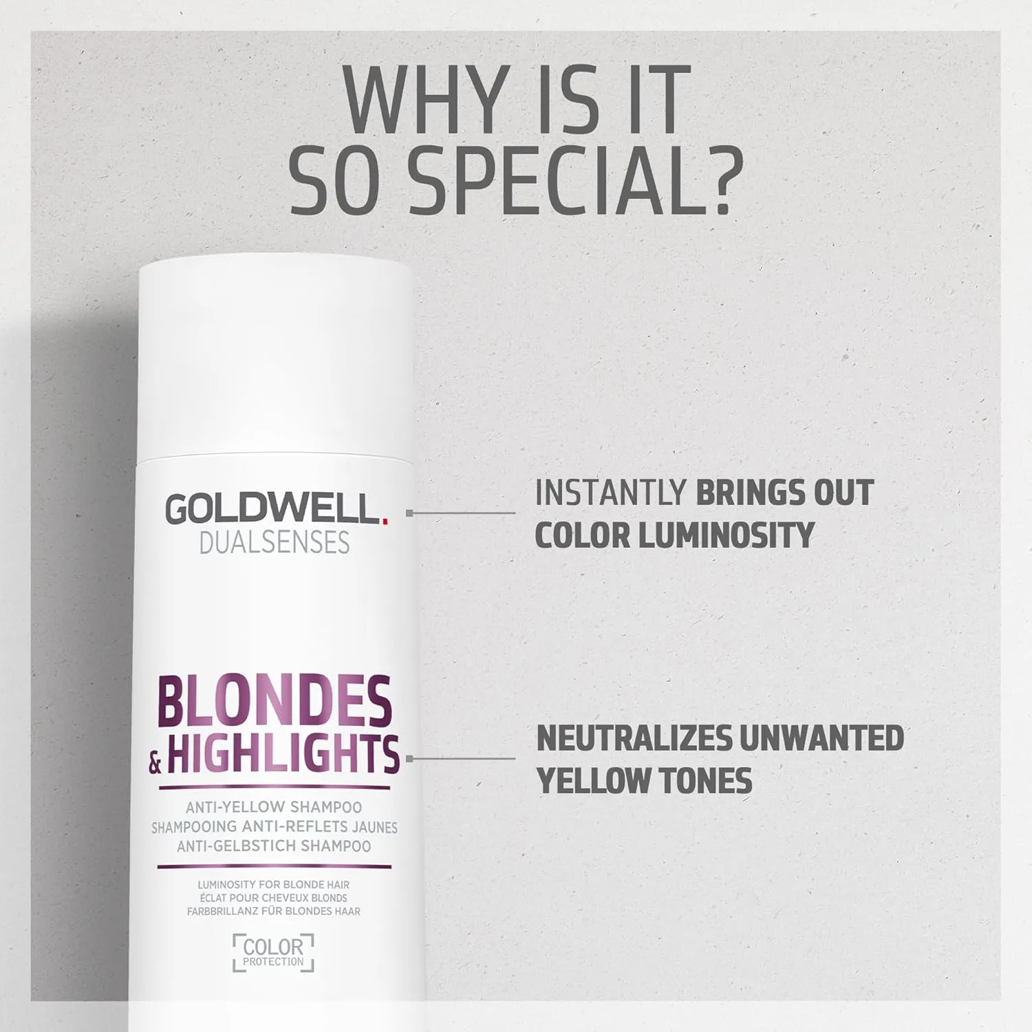 Goldwell Dualsenses Blondes & Highlights Anti-Yellow Shampoo