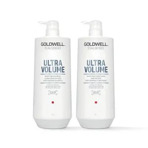 Goldwell Dualsenses Ultra Volume Bodifying Shampoo and Conditioner Standard Bundle