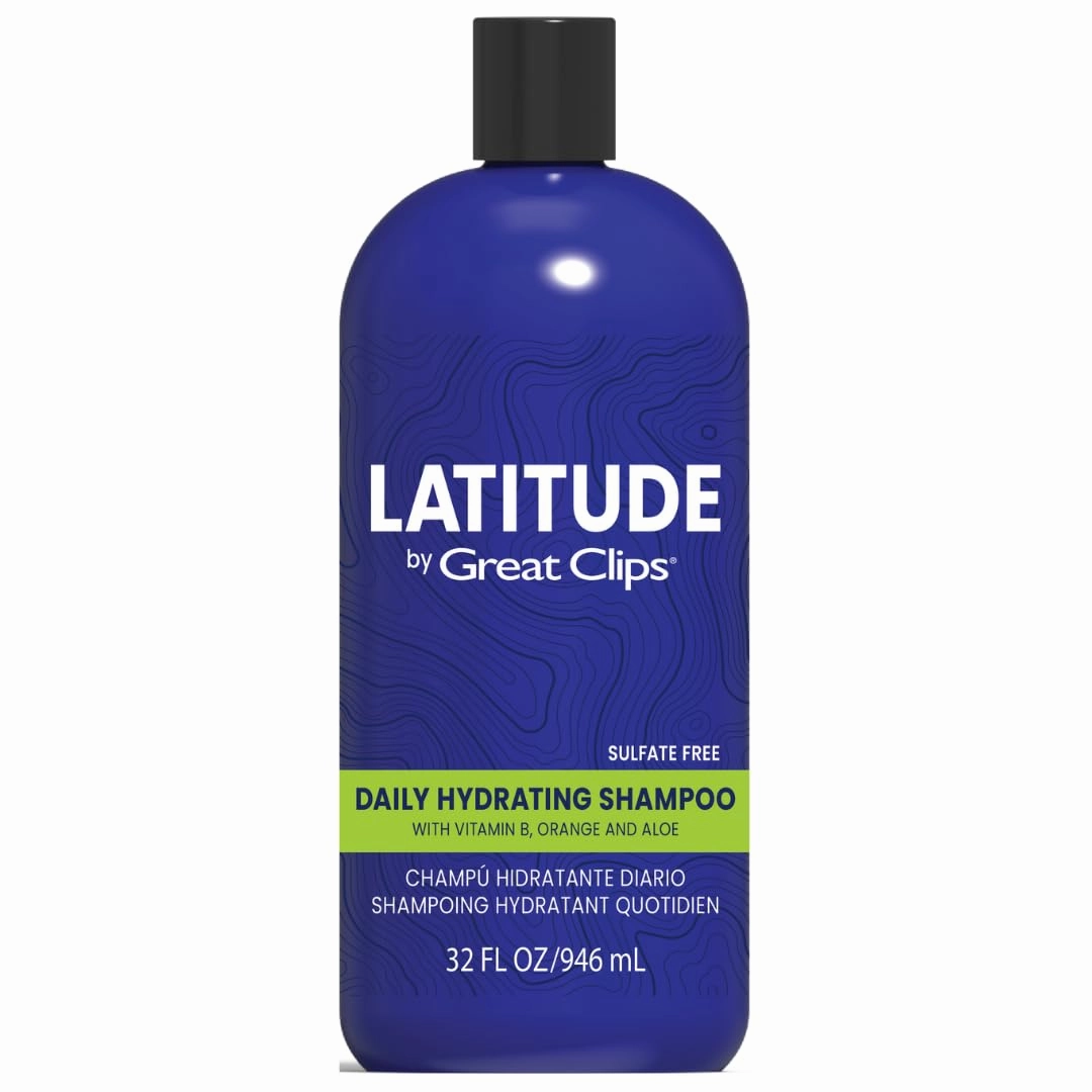 GREAT CLIPS LATITUDE Daily Hydrating Shampoo | Men's Shampoo that Promotes Full   Healthy Hair | For All Hair Types | 32oz