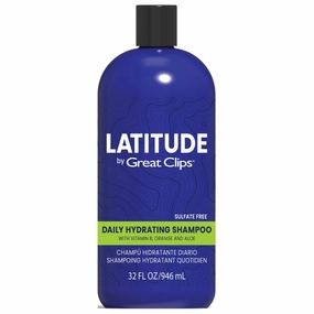 GREAT CLIPS LATITUDE Daily Hydrating Shampoo | Men's Shampoo that Promotes Full   Healthy Hair | For All Hair Types | 32oz