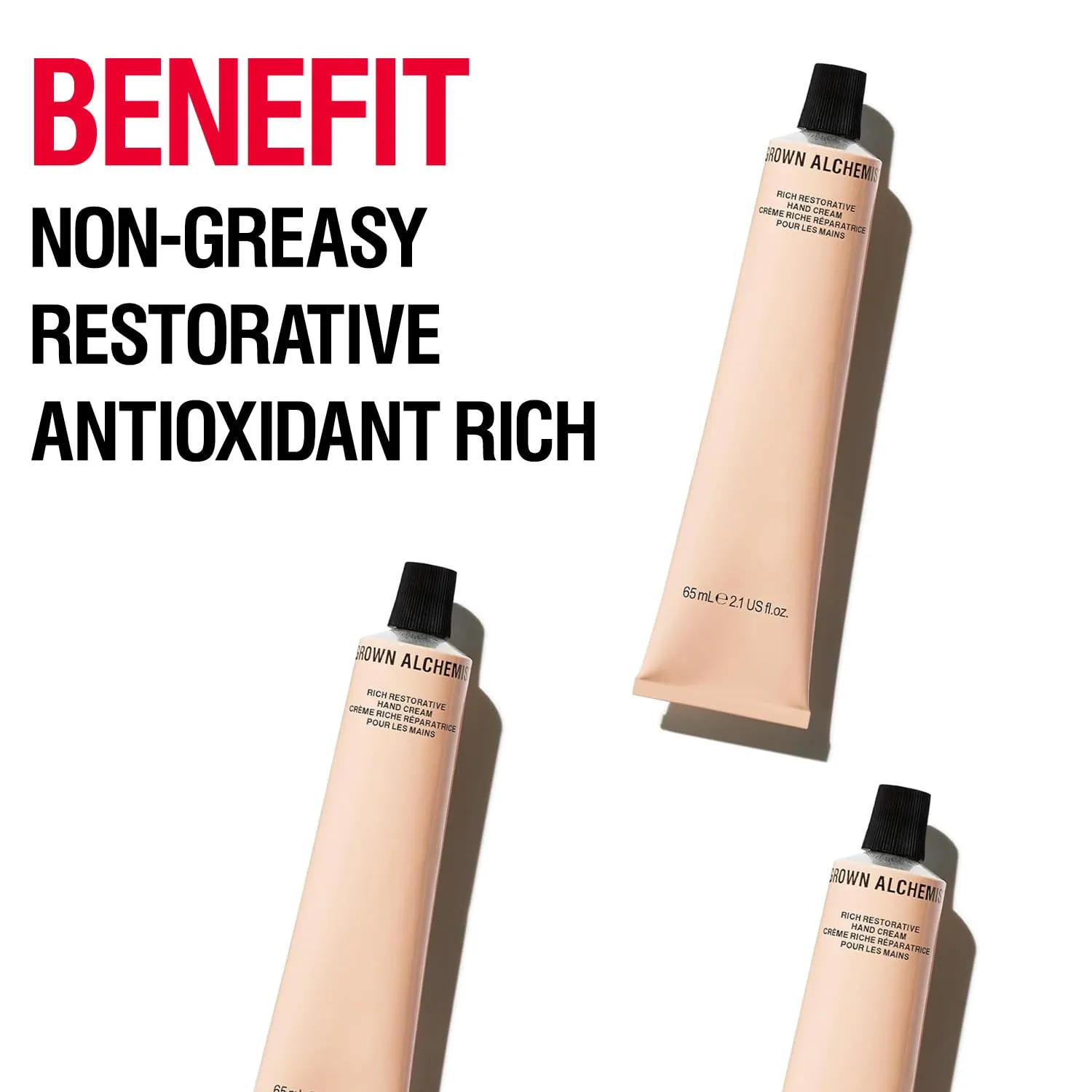 Grown Alchemist Rich Restorative Hand Cream. Persian Rose, Argan Extract. Non-Greasy Intensive Moisturizer to Soothe and Soften Hands (65ml).