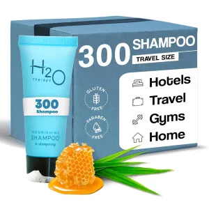 H2O Therapy Shampoo, Travel Size Hotel Hospitality, 1 oz (Case of 300)