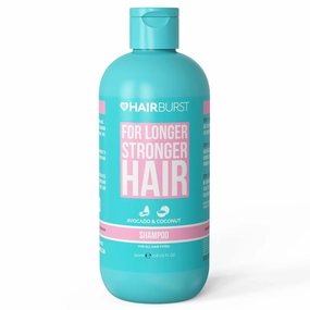 HAIR BURST Hair Growth Shampoo For Woman — Reduces Hair Loss - Strengthens Growth, Contains No SLS and Parabens, Coconut and Avocado Aroma, New Bigger Bottles 11.8 FL. OZ