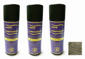 Hair Enhancer Spray for Fine or Thinning Hair - 5 oz each - 3 Cans - SILVER/GRAY