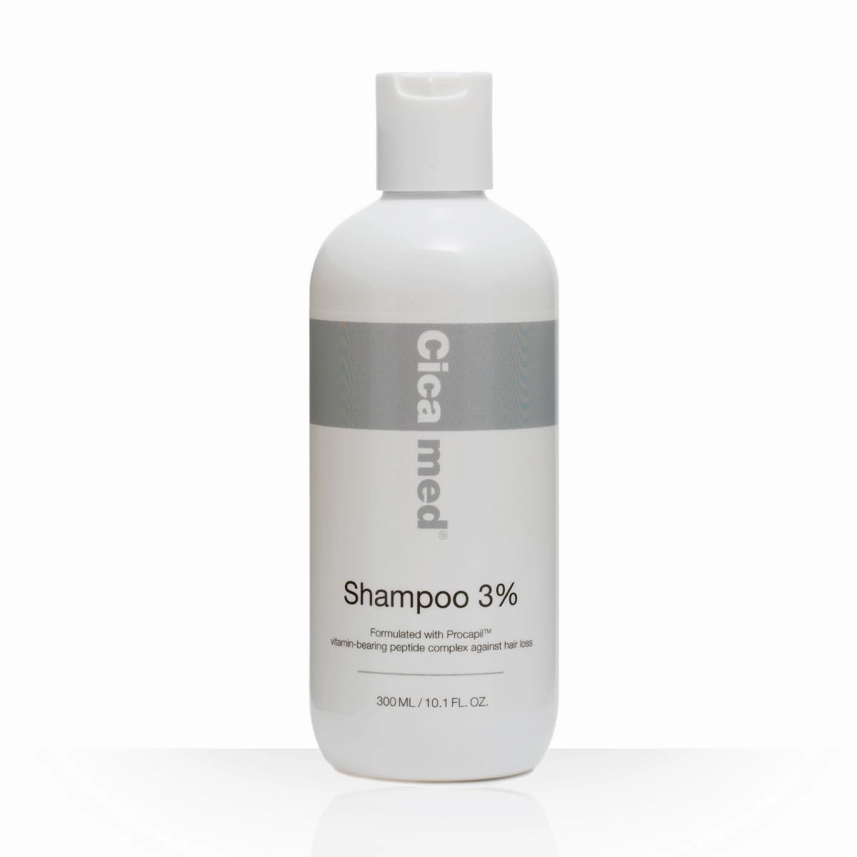 Hair Loss Treatment Shampoo 3% - Silicone & Sulfate Free Shampoo with Procapil for Thicker, Stronger Hair - Supports Scalp Health and Hair Growth - 10.1 fl oz (300ml)