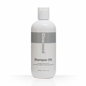 Hair Loss Treatment Shampoo 3% - Silicone & Sulfate Free Shampoo with Procapil for Thicker, Stronger Hair - Supports Scalp Health and Hair Growth - 10.1 fl oz (300ml)
