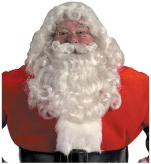 Halco Professional Santa Wig and Beard Set Costume Accessory,Red,One Size