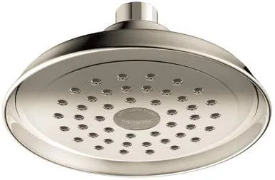 hansgrohe Joleena 6-inch Showerhead Transitional 1-Spray Full with QuickClean in Polished Nickel, 04780830