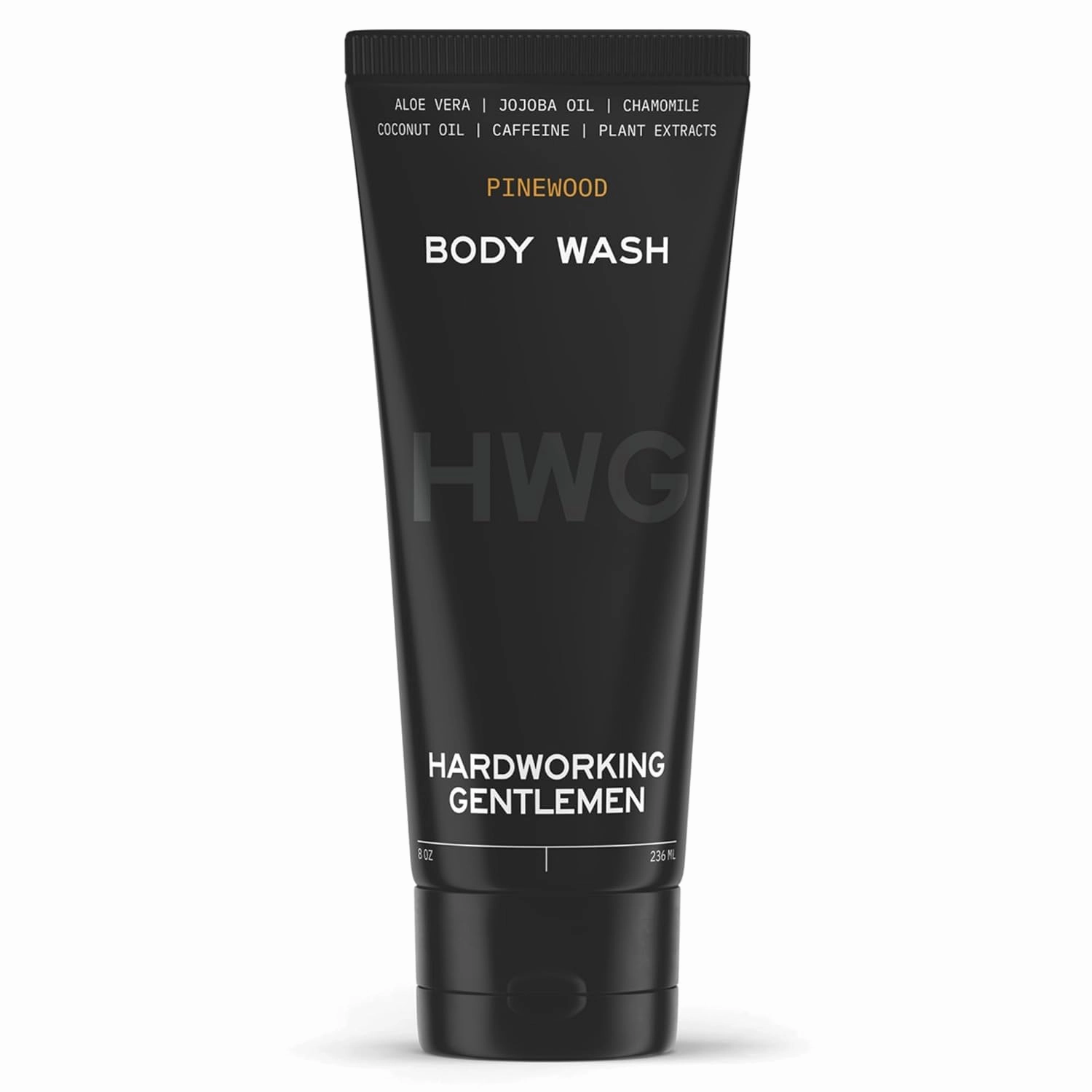 Hardworking Gentlemen - Natural Body Wash - Soothing Pinewood Scent - Organic Ingredients for Clean, Moisturizing & Nourishing Body Shampoo