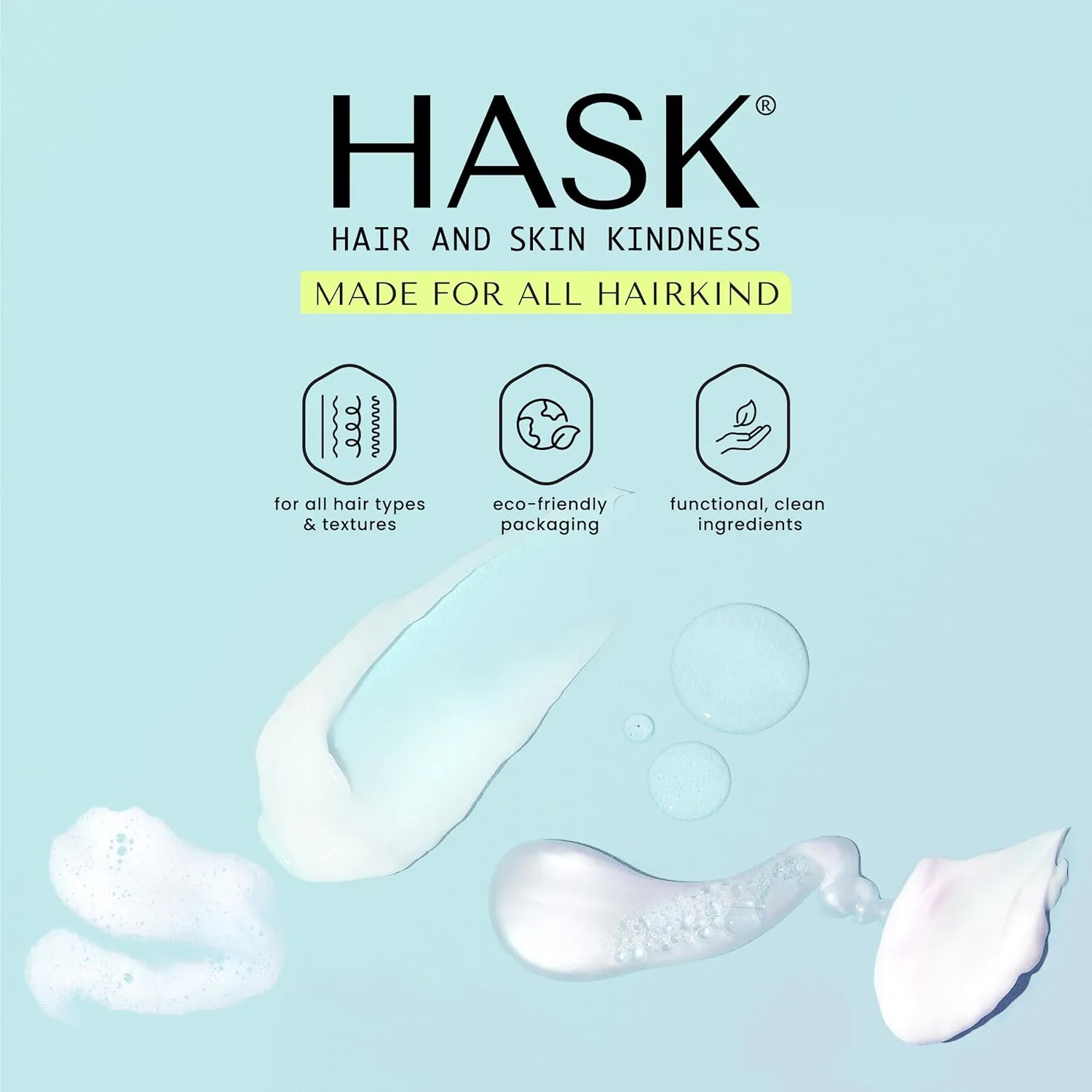 HASK BLONDE CARE 1 Shampoo   1 Conditioner Set for Blonde Hair, Vegan, Color Safe, Gluten-Free, Sulfate-Free