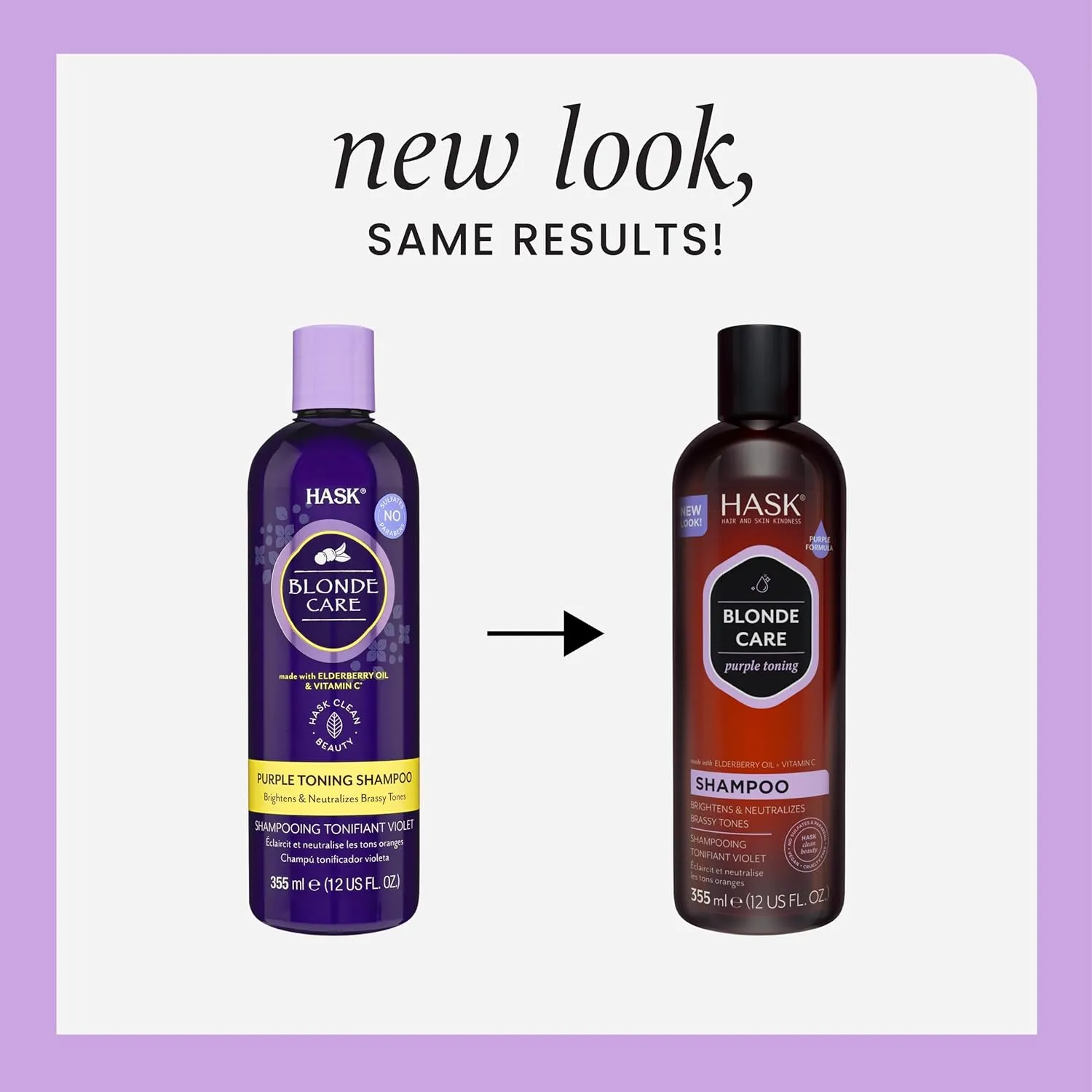 HASK BLONDE CARE 1 Shampoo   1 Conditioner Set for Blonde Hair, Vegan, Color Safe, Gluten-Free, Sulfate-Free