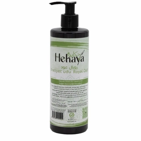 Hekaya Natural Olive Oil Soap liquid with Organic Ingredients, Vegan Soap, Moisturizing, Handmade, Scented (Royal Oud) Pump Bottle Dispenser -(13.5 Fl Oz / 400 mL)