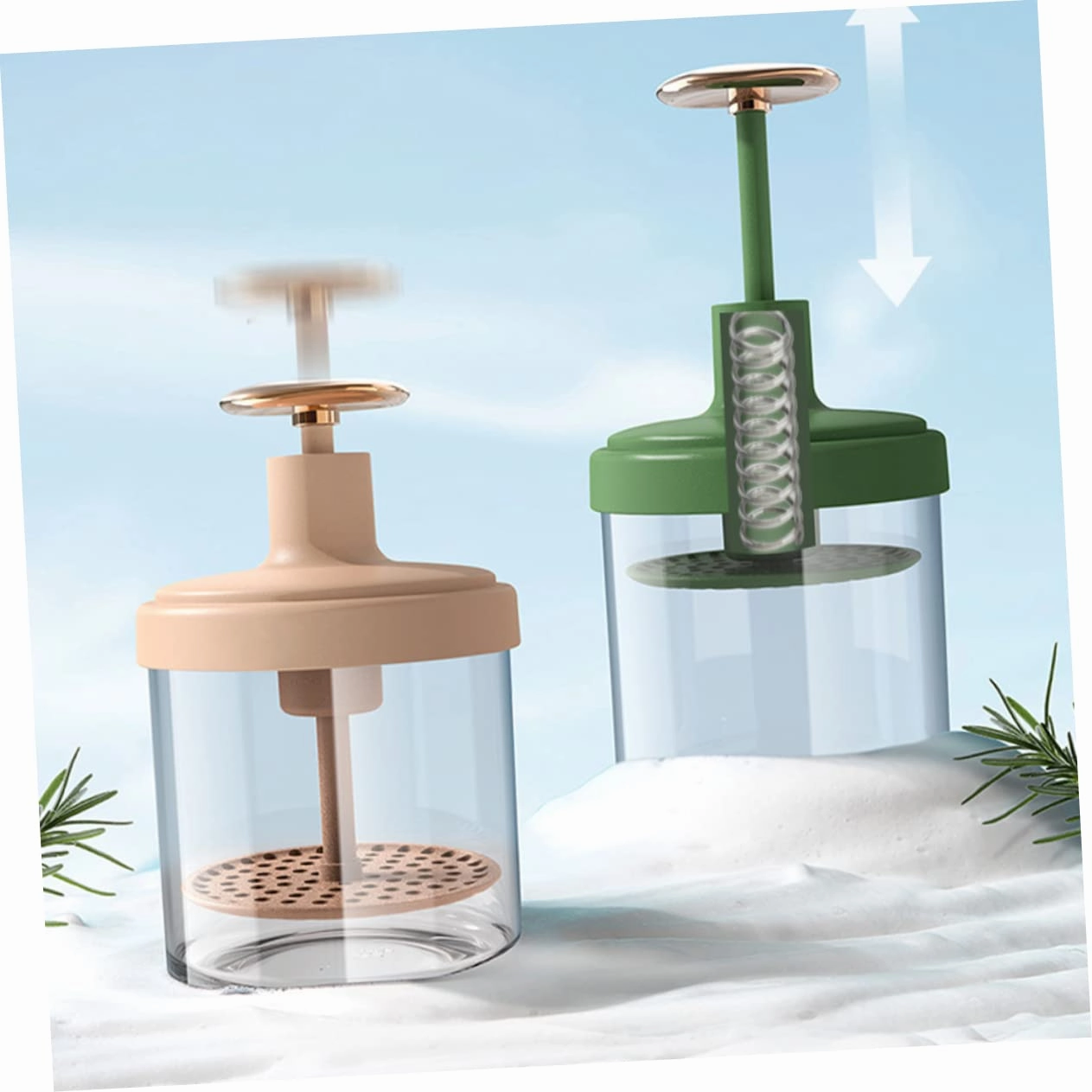 Hemoton Facial Cleaning Bubbler Easy to Use Foaming Bottle Cleansing Gel Bubbler for Foaming Facial