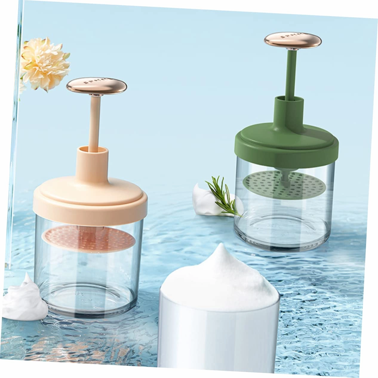 Hemoton Facial Cleaning Bubbler Easy to Use Foaming Bottle Cleansing Gel Bubbler for Foaming Facial