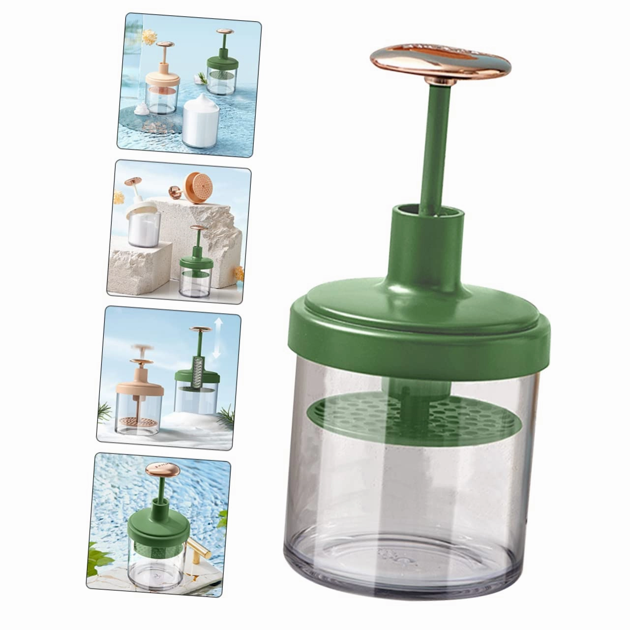 Hemoton Facial Cleaning Bubbler Easy to Use Foaming Bottle Cleansing Gel Bubbler for Foaming Facial