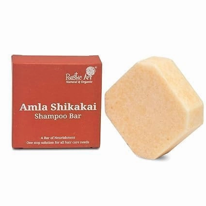 HN Amla Shikakai Organic Shampoo Bar with Methi & Ginger | Reduces hair fall, Detangles | Sulphate & Paraben Free | Natural & Organic | For Women AND Men | [75 Gm] |.|