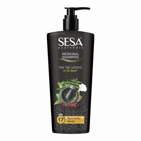 HR Ayurvedic Medicinal Shampoo Hairfall Control Anti Dandruff Shampoo Infused with 17 Ayurvedic Herbs Smooth & Shiny Hair For Men & Women (500 ml)