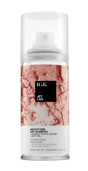 IGK JET LAG Invisible Dry Shampoo | Weightless   Refresh Style | Vegan   Cruelty Free |