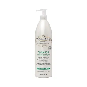 Il Salone Milano Professional Keratin Shampoo for Damaged Hair - Hair Repair Shampoo - Hair Treatment for Weakened Hair - Made with Almond Oil & Vitamin E - Salon-Quality Hair Care (33.8 oz / 1000 ml)