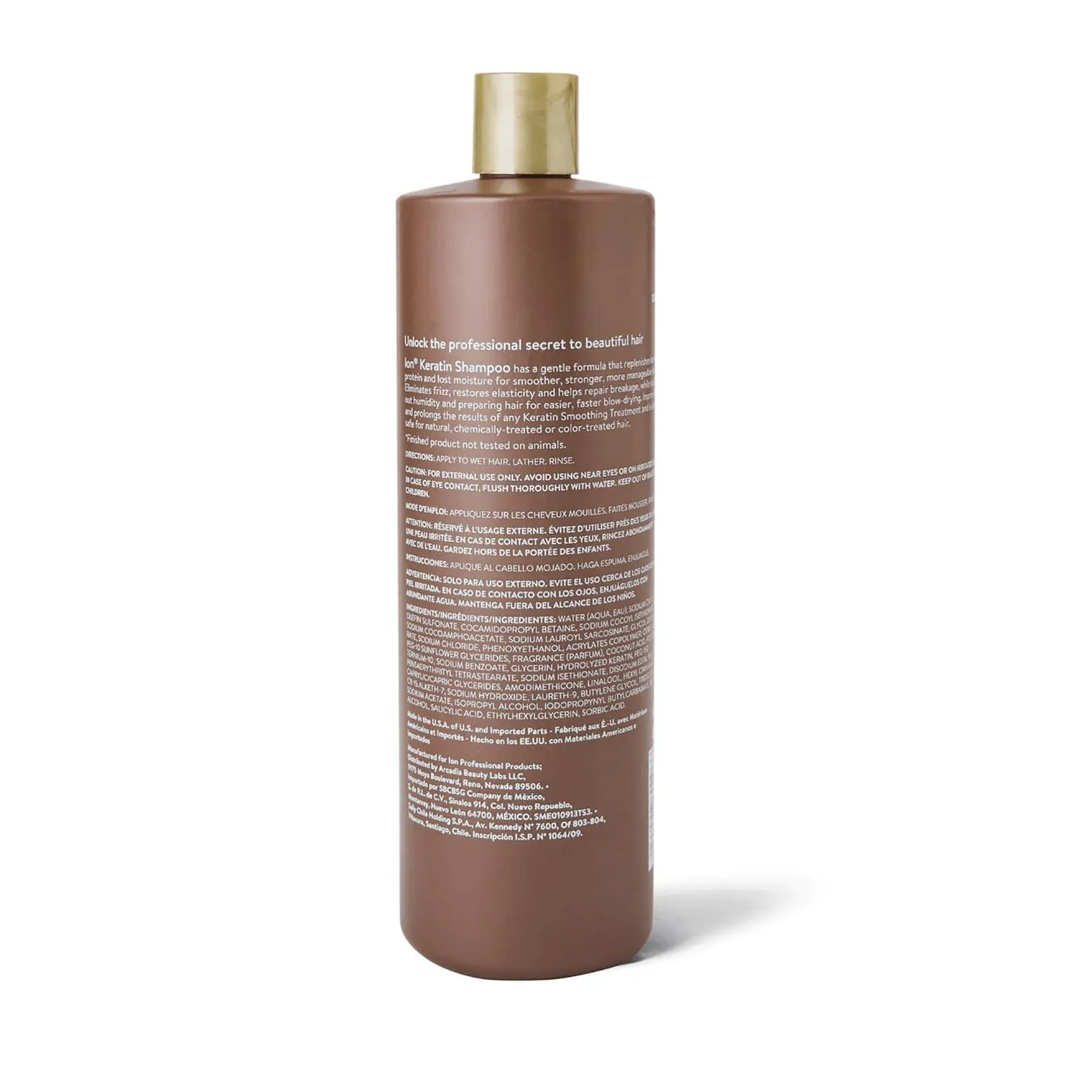 Ion Keratin Smoothing Shampoo 1LT.(33.8OZ)
