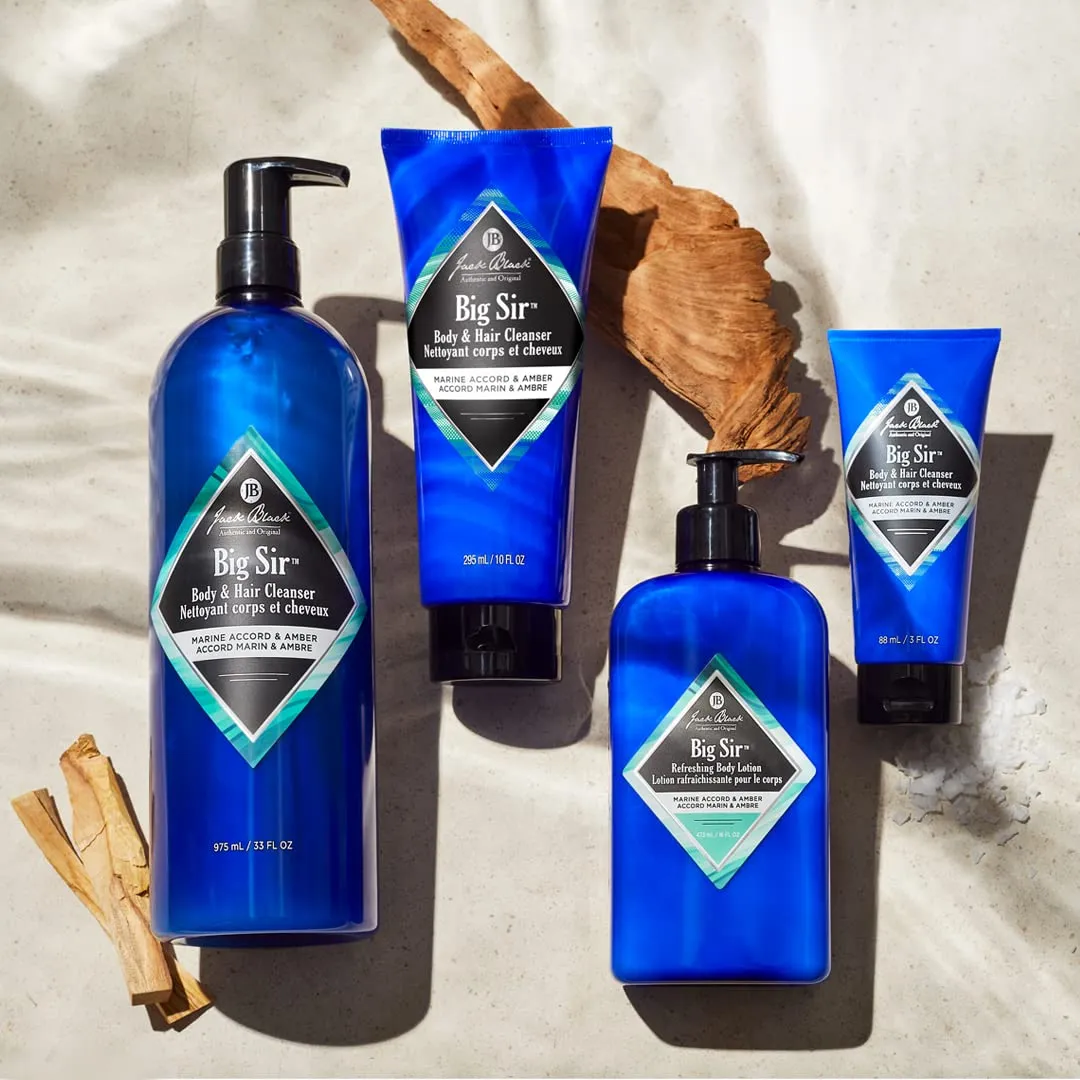 Jack Black Body & Hair Cleanser – Mens Body Wash, Mens Shampoo, Skin Care, Hair Care, Body Wash Men, Sulfate–Free