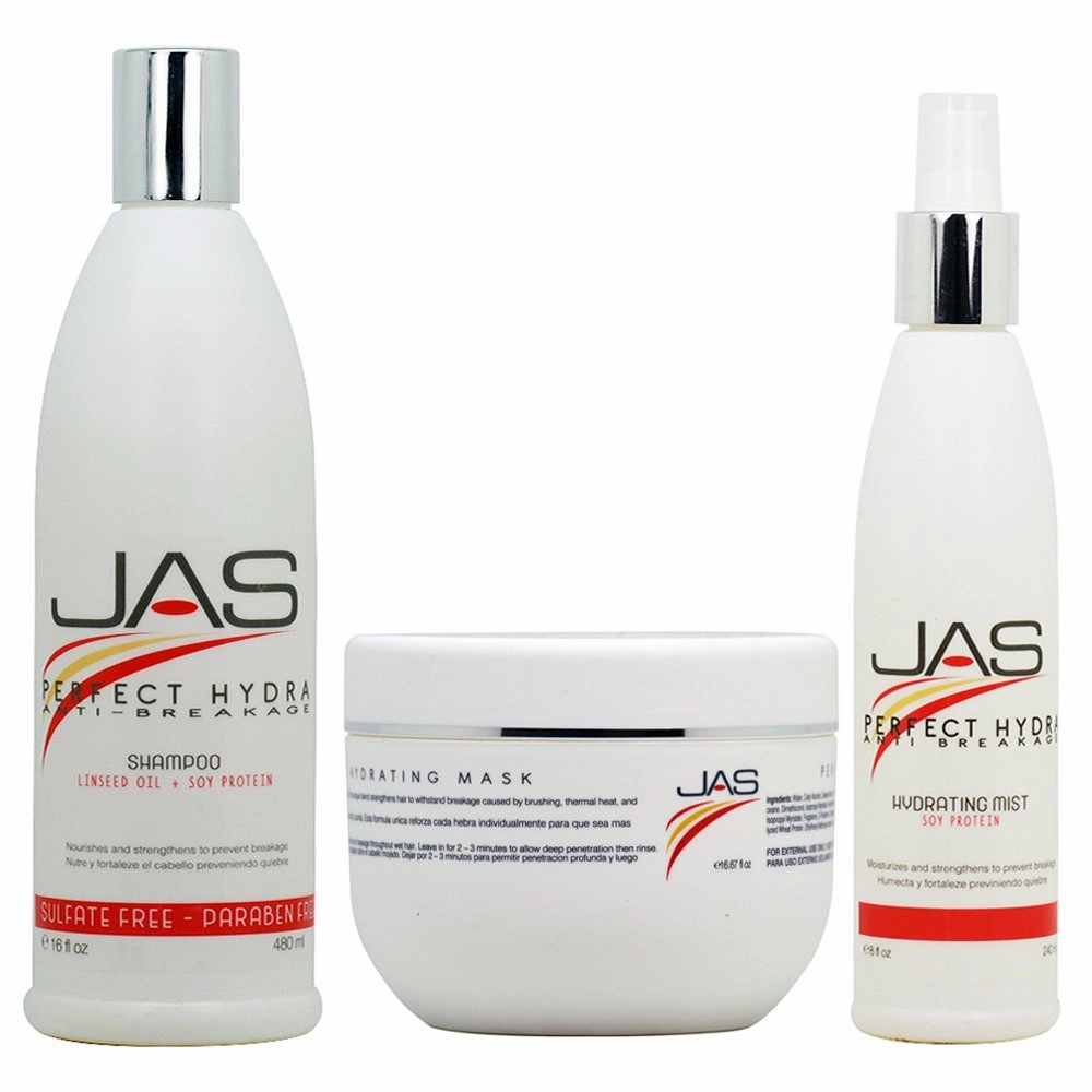 JAS Perfect Hydra Anti-Breakage All in 1 Combo (Shampoo Mask Mist)