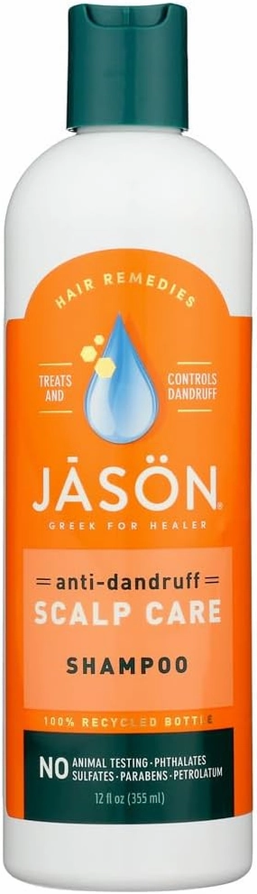 Jason Natural Cosmetics Dandruff Relief Shampoo 12 oz (Pack of 3)