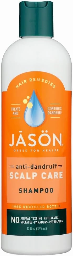 Jason Natural Cosmetics Dandruff Relief Shampoo 12 oz (Pack of 3)