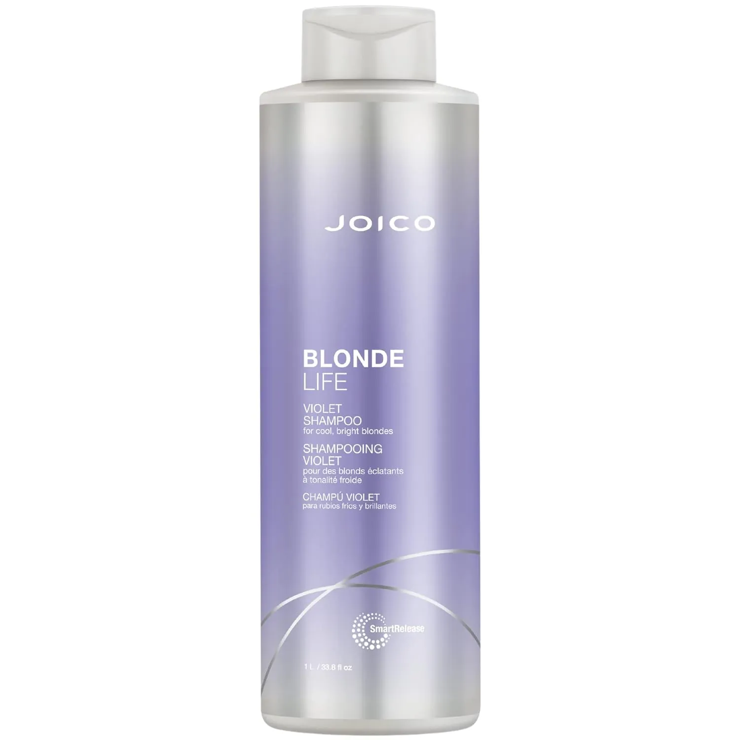 Joico Blonde Life Violet Shampoo | For Cool & Bright Blonde Hair | Neutralize Brassy Tones | Banish Yellow Tones | Boost Shine | Sulfate Free | With Monoi & Tamanu Oil