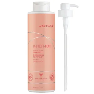 Joico InnerJoi Strengthen Shampoo | For Damaged, Color-Treated Hair | Sulfate & Paraben Free | Naturally-Derived Vegan Formula