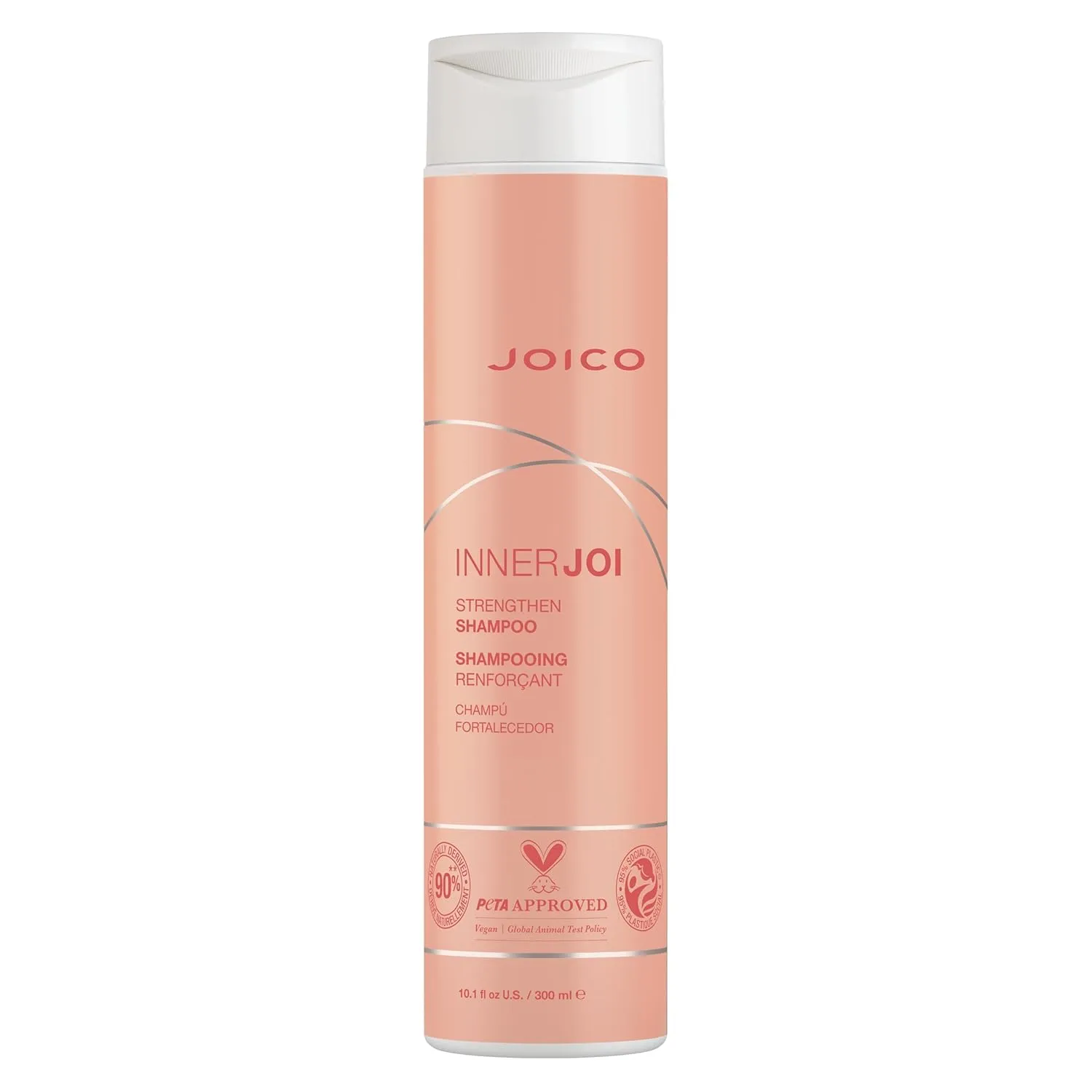 Joico InnerJoi Strengthen Shampoo | For Damaged, Color-Treated Hair | Sulfate & Paraben Free | Naturally-Derived Vegan Formula