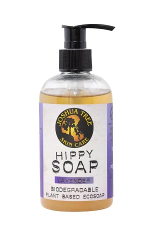 JOSHUA TREE Skin Care 8 oz. Organic Hippy Soap - Biodegradable Plant Based Eco Soap (Lavender)