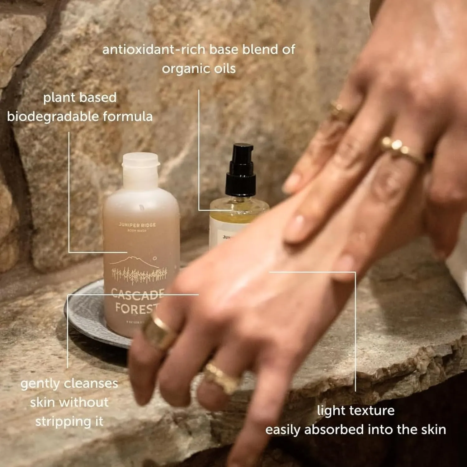 JUNIPER RIDGE Redwood Mist Body Wash - All-Purpose Liquid Castile Soap, Multi-Use Body Wash, Shampoo, Hand Wash, Face Wash, Clean, Vegan, Paraben Free, Preservative Free, 8 oz
