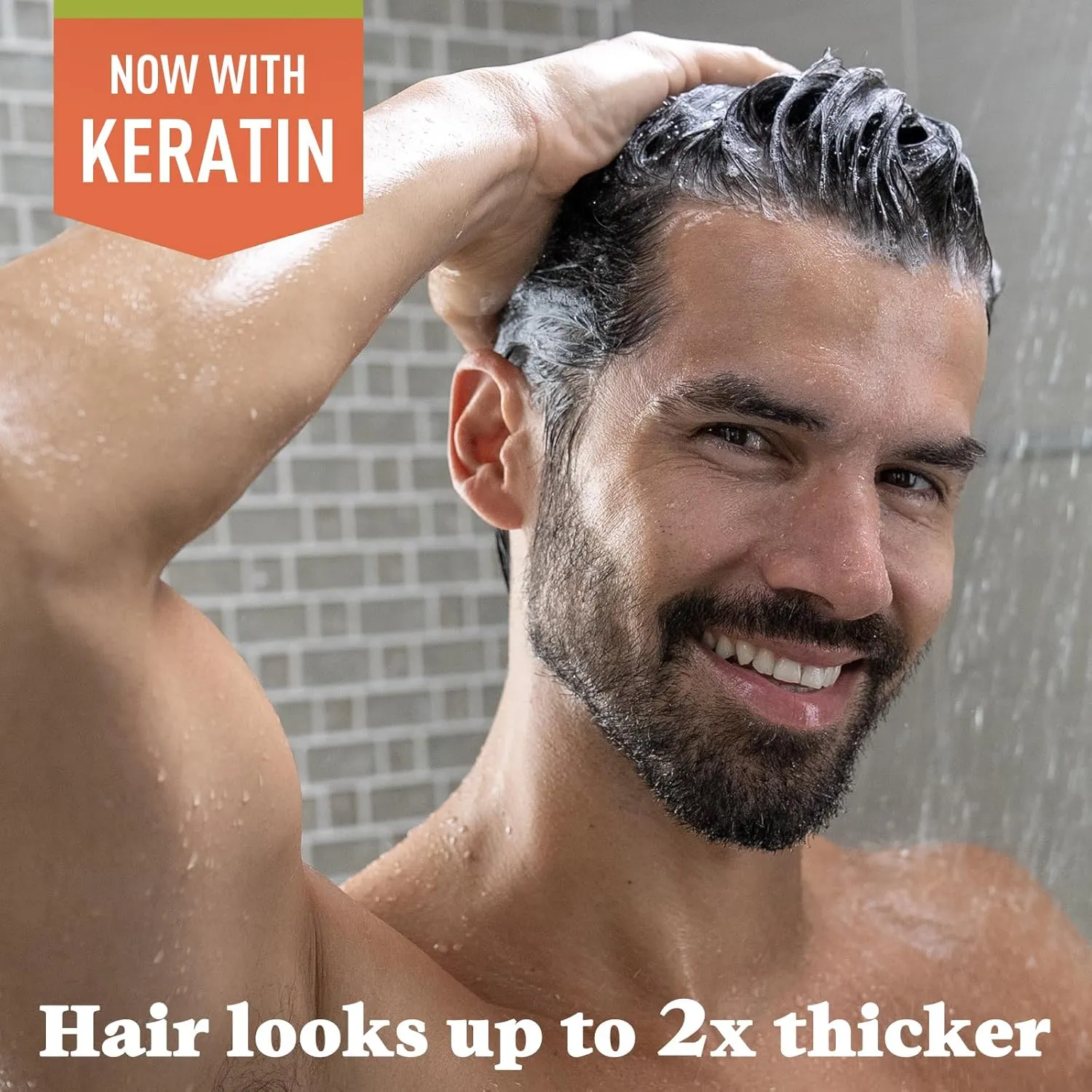 Just for Men Control GX Grey Reducing Shampoo for Lighter Shades of Hair, Blonde to Medium Brown, Gradual Hair Color with Keratin, 4 Fl Oz - Pack of 3 (Packaging May Vary)