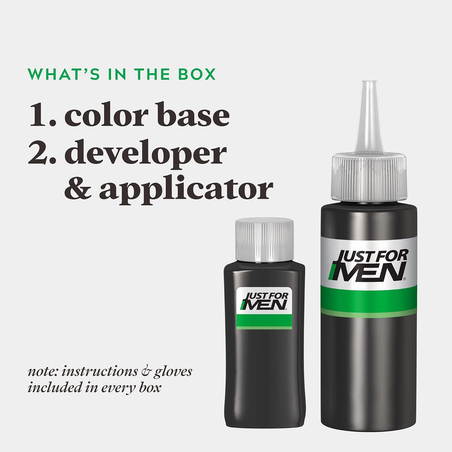 Just For Men Mustache & Beard, Beard Dye for Men, Darkest Brown M-50, Ammonia-Free, With Brush Included, Suitable for All Hair Colors