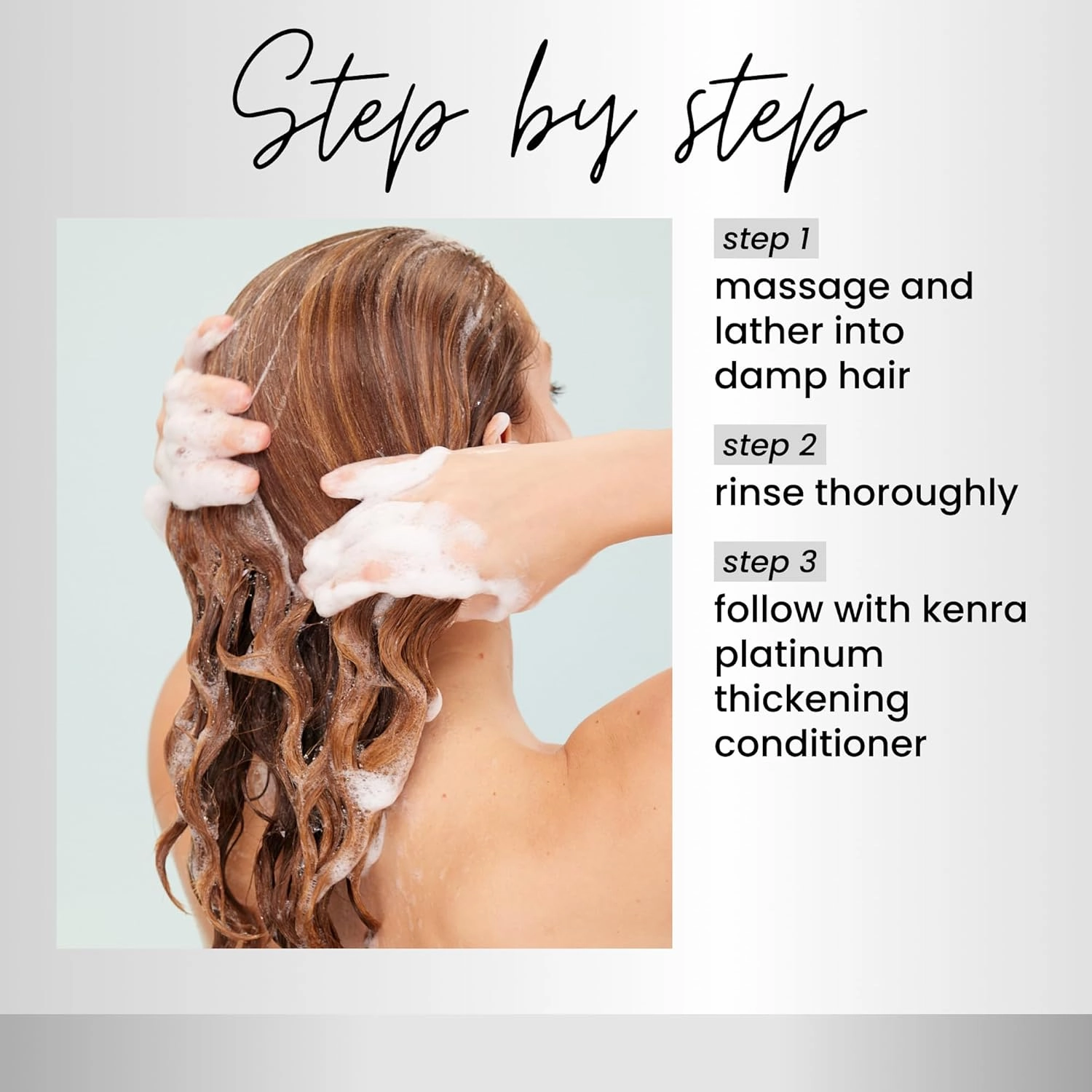 Kenra Platinum Thickening Shampoo/Conditioner | Provides Nourishment & Delivers Shine | Increases Thickness & Volume | Body & Fullness | Protects Against Humidity | All Hair Types