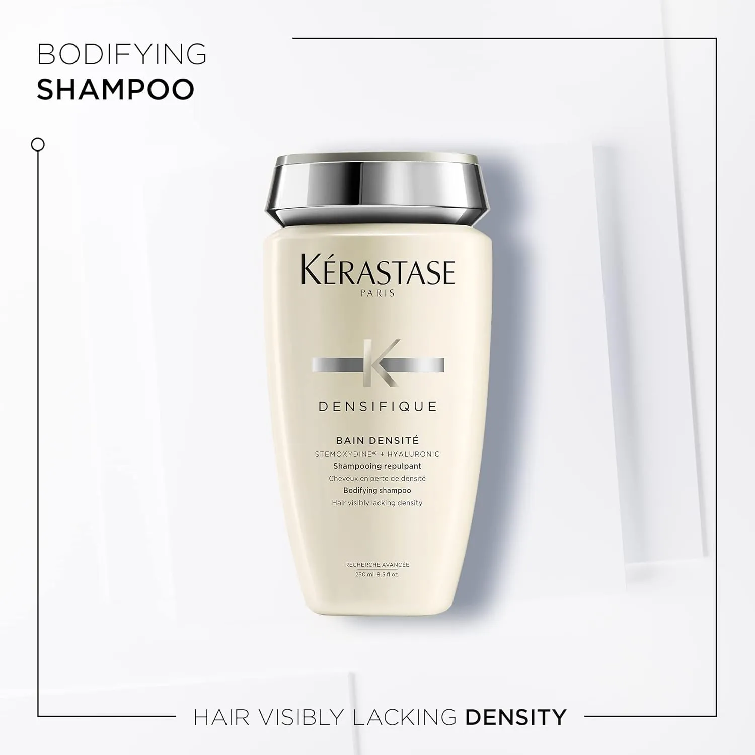 Kerastase Densifique Densité Shampoo - Thickening & Strengthening Shampoo, Removes Build-Up & Adds Shine, With Hyaluronic Acid, For Fine, Thin & Thinning Hair