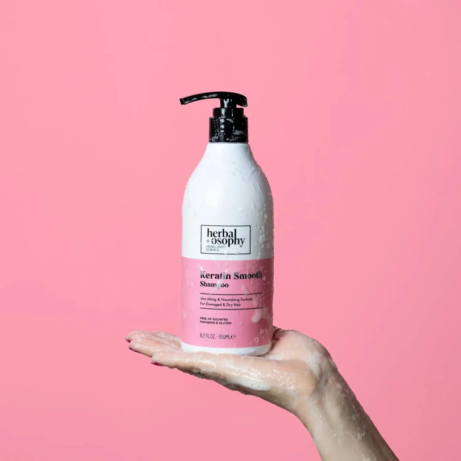 Keratin Strength Shampoo & Conditioner Set, Gluten-free, Sulfate-free, Paraben-free
