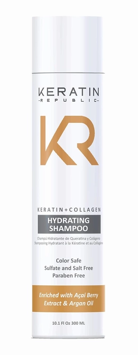 Keratin Republic Keratin   Collagen Hydrating Shampoo 10.1 oz