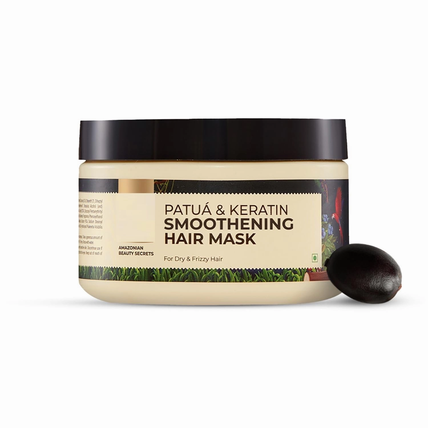 Keratin Strengthening Hair Mask for Dry & Frizzy Hair - Unscented, High Shine, Hydration, Smoothening - Sacha Inchi for Women & Men - Silicon Free - 200 Gram