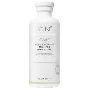 Keune Care Derma Activate Shampoo, Anti-Hair Loss & Volumizing Cleanser for Thinning Hair, 10.1 Fl Oz