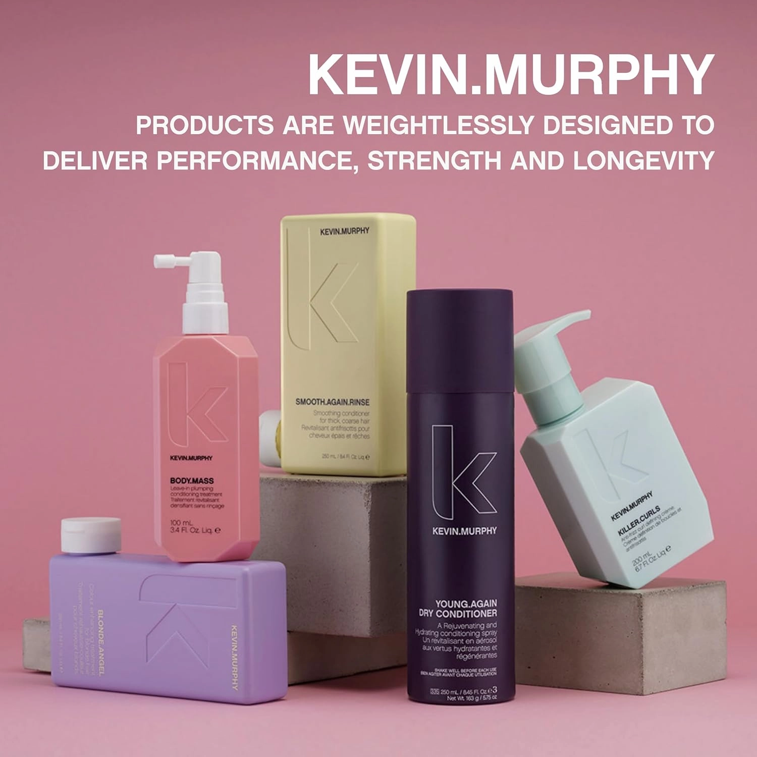 KEVIN.MURPHY ANGEL.WASH - Restorative Shampoo - For Fine Coloured Hair - Colour-Safe Shampoo - With Vitamins & Antioxidants - Sulphate & Paraben Free - 1 L / 33.8 fl oz