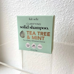 Kitsch Tea Tree   Mint Clarifying Shampoo Bar