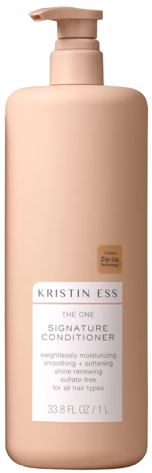 Kristin Ess Hair The One Signature Conditioner for Dry Damaged Hair - Moisturizes, Smooths, Detangles   Softens Hair - Sulfate Free, Color   Keratin Safe, 33.8 fl. oz.